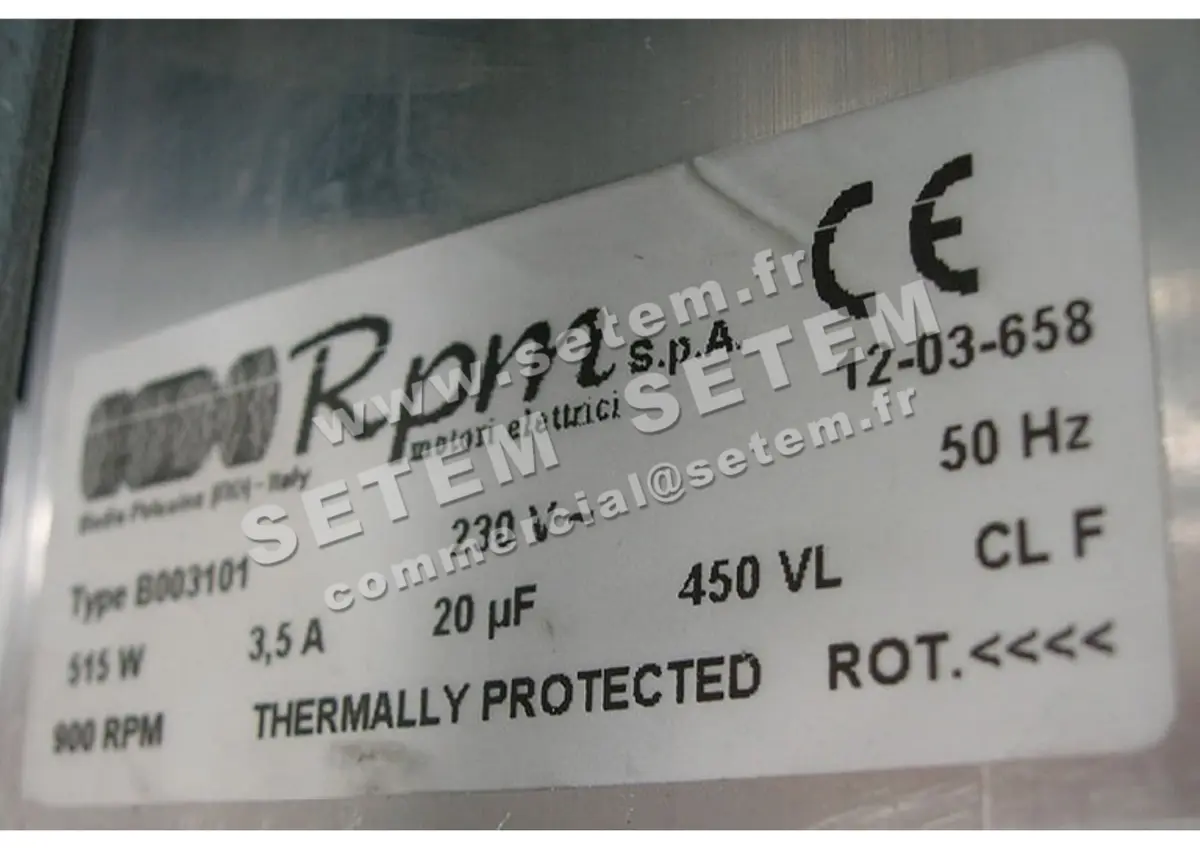 5726001261-MOTEUR RPM B003101 3