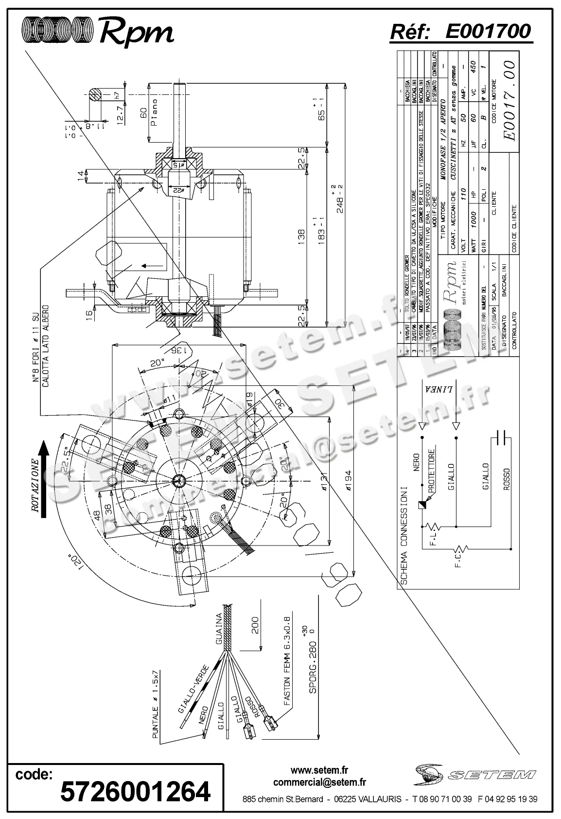 5726001264-MOTEUR RPM E001700