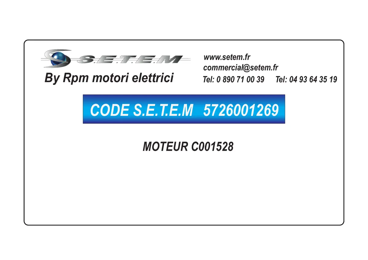 5726001269-MOTEUR RPM C001528 2