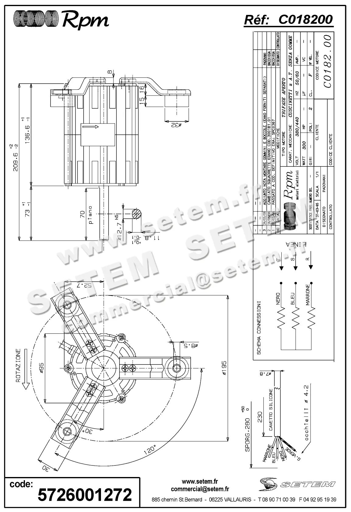 5726001272-MOTEUR RPM C018200