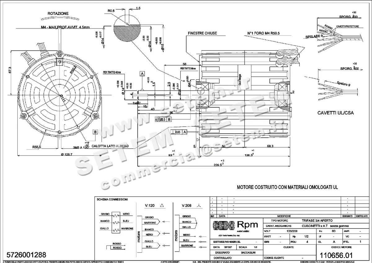 5726001288-MOTEUR RPM 11065601