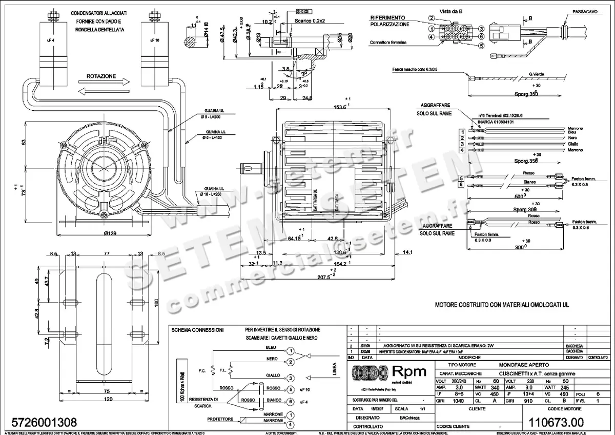 5726001308-MOTEUR RPM 11067300