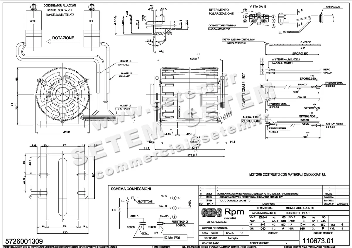 5726001309-MOTEUR RPM 11067301