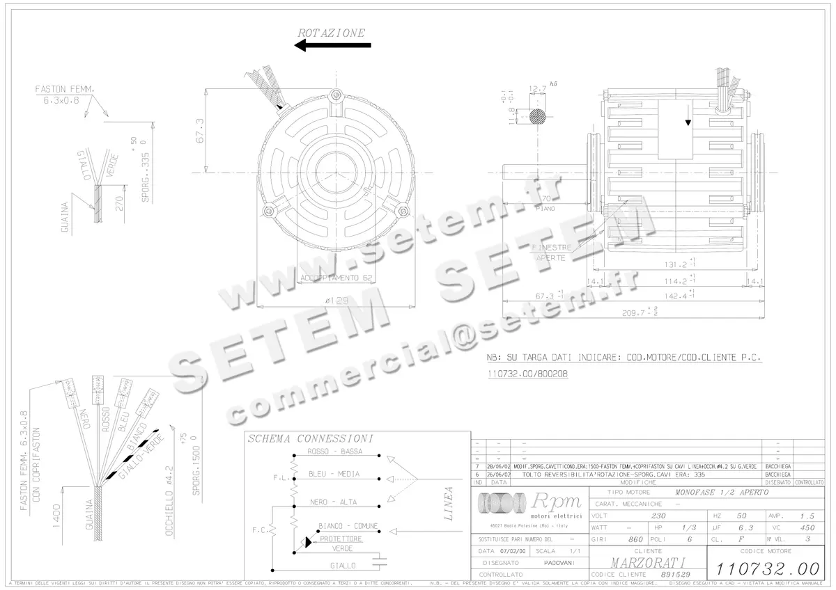 5726001371-MOTEUR RPM 11073200