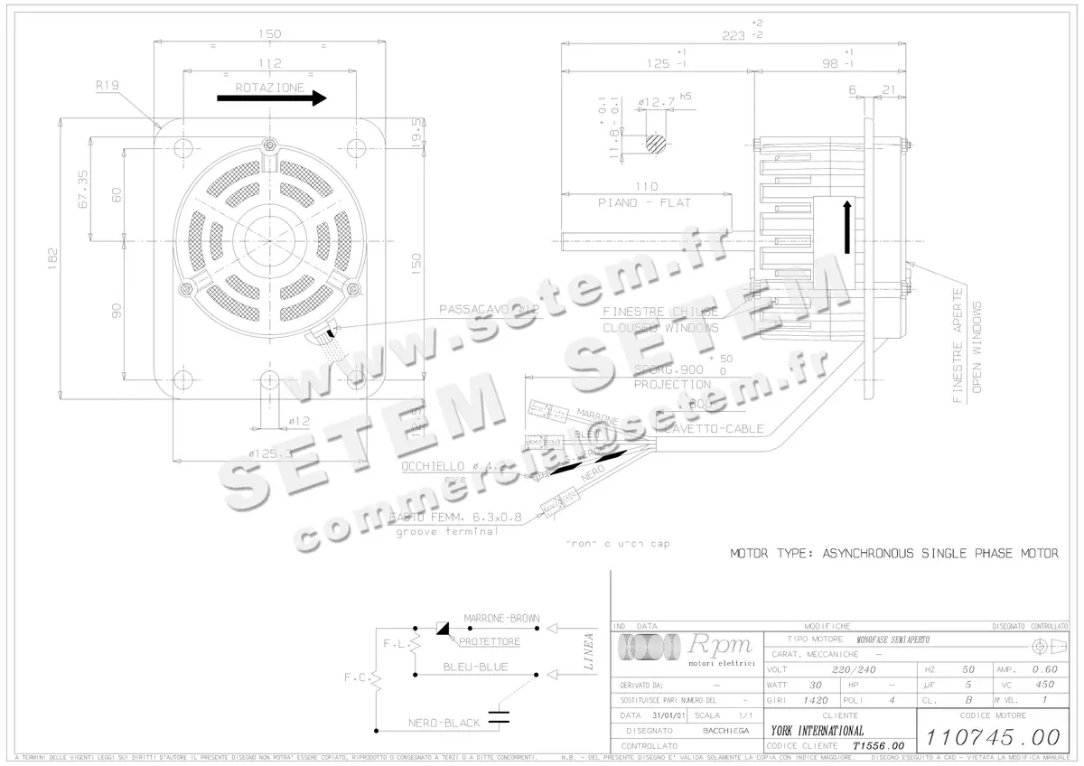 5726001384-MOTEUR RPM 11074500