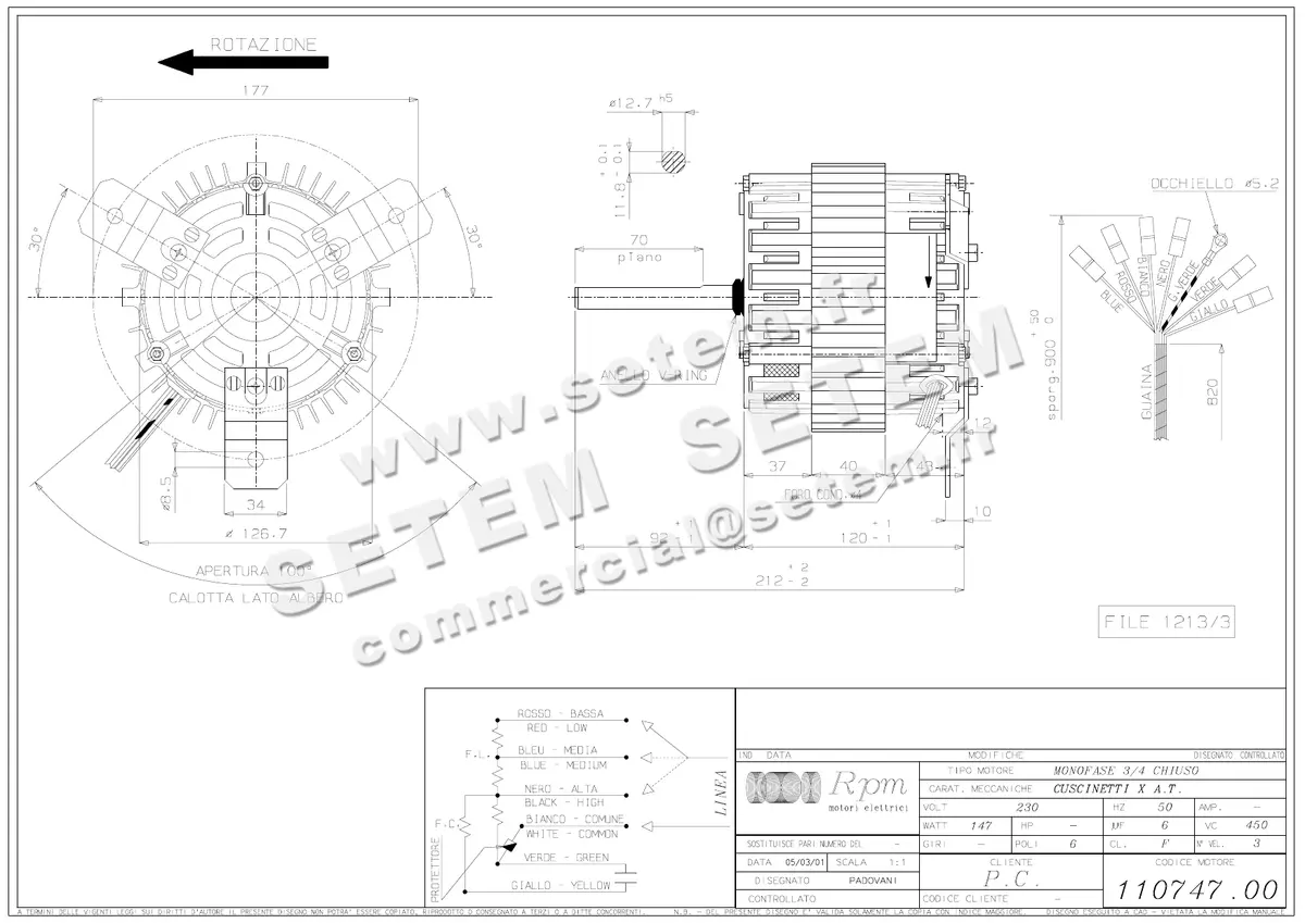5726001386-MOTEUR RPM 11074700
