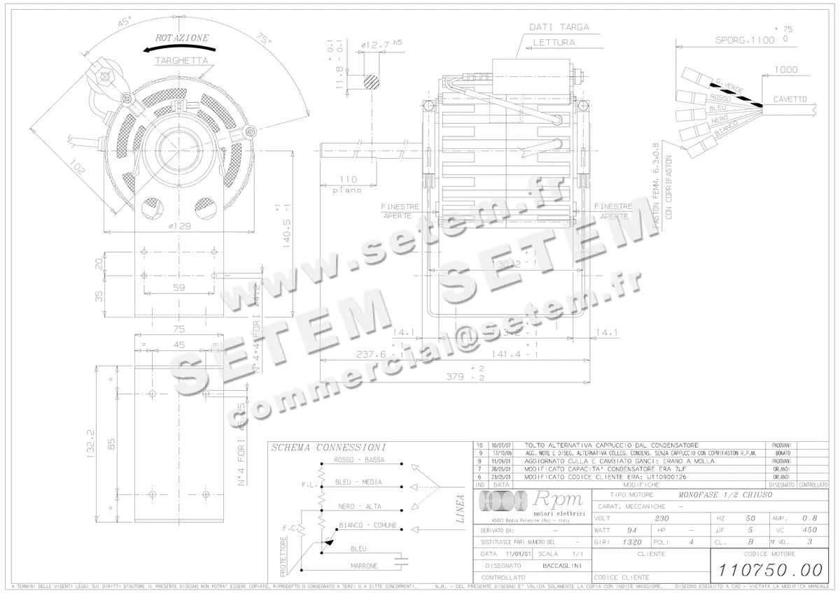 5726001389-MOTEUR RPM 11075000