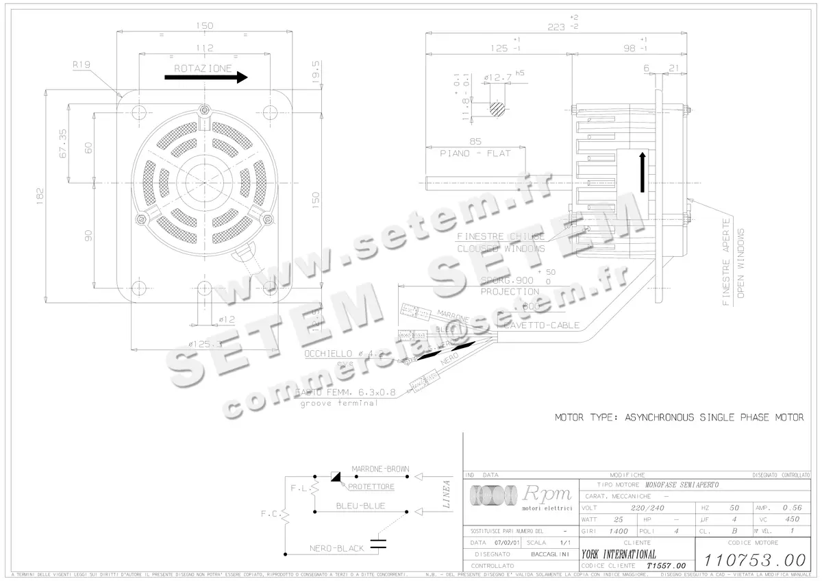 5726001392-MOTEUR RPM 11075300