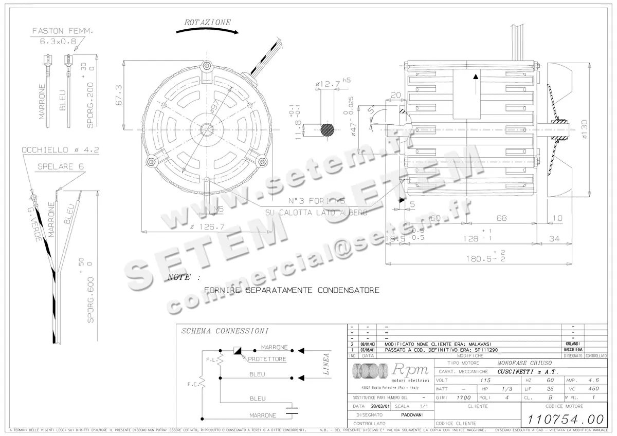 5726001393-MOTEUR RPM 11075400
