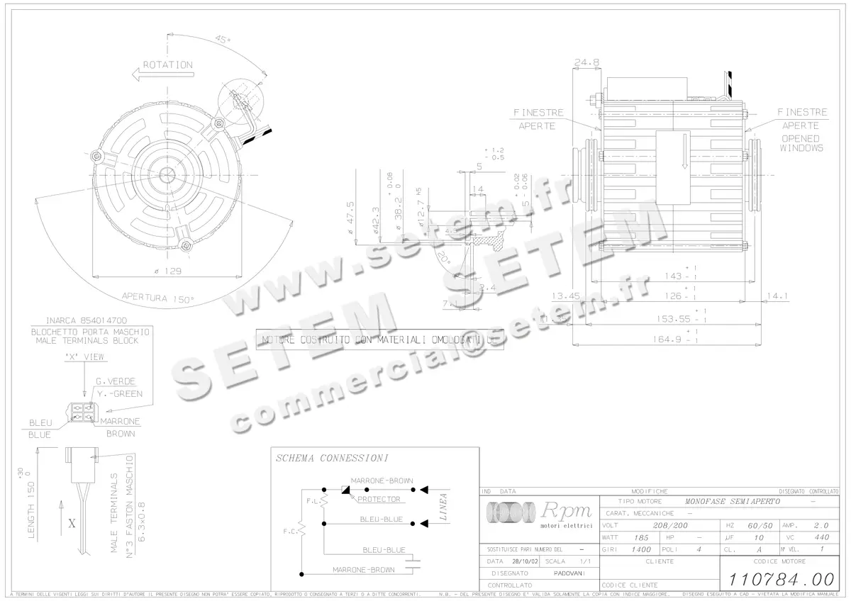 5726001462-MOTEUR RPM 11078400