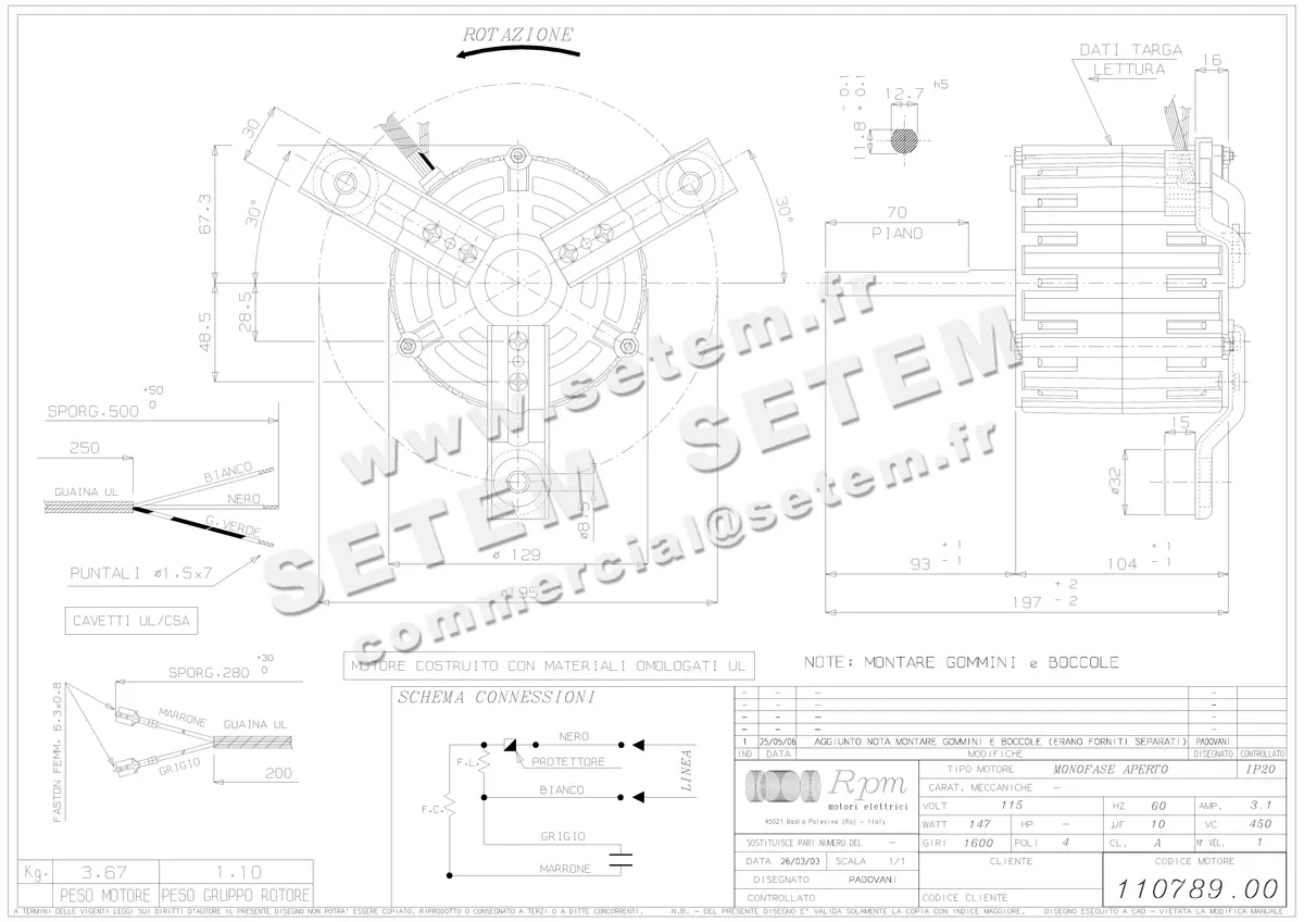 5726001467-MOTEUR RPM 11078900