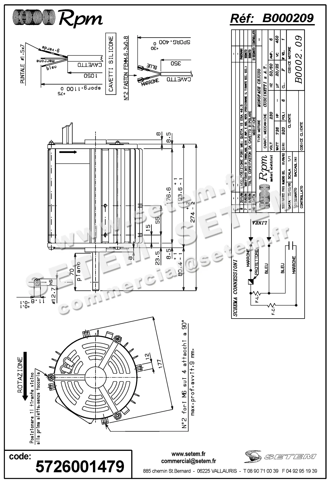 5726001479-MOTEUR RPM B000209