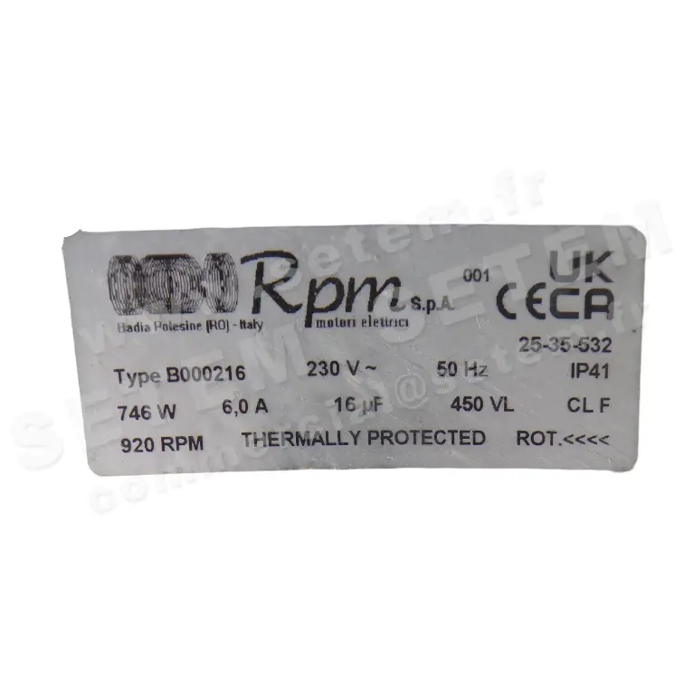 5726001485-MOTEUR RPM B000216 2