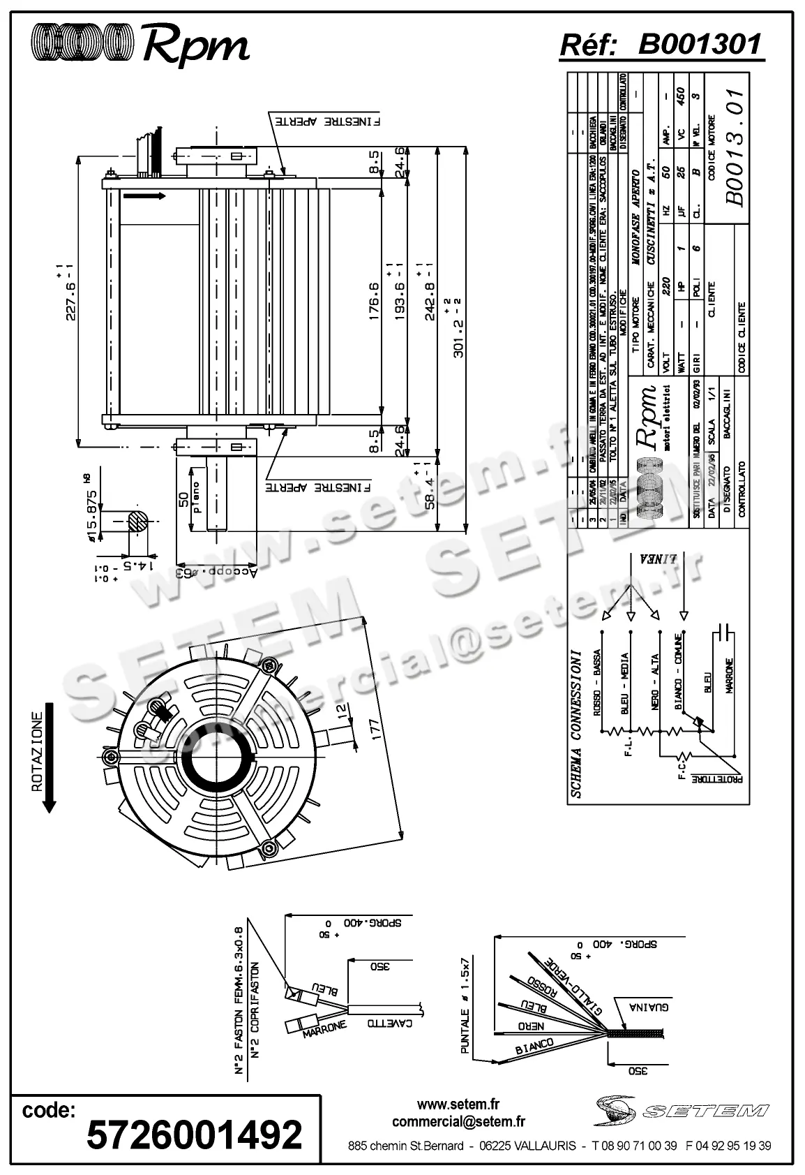 5726001492-MOTEUR RPM B001301
