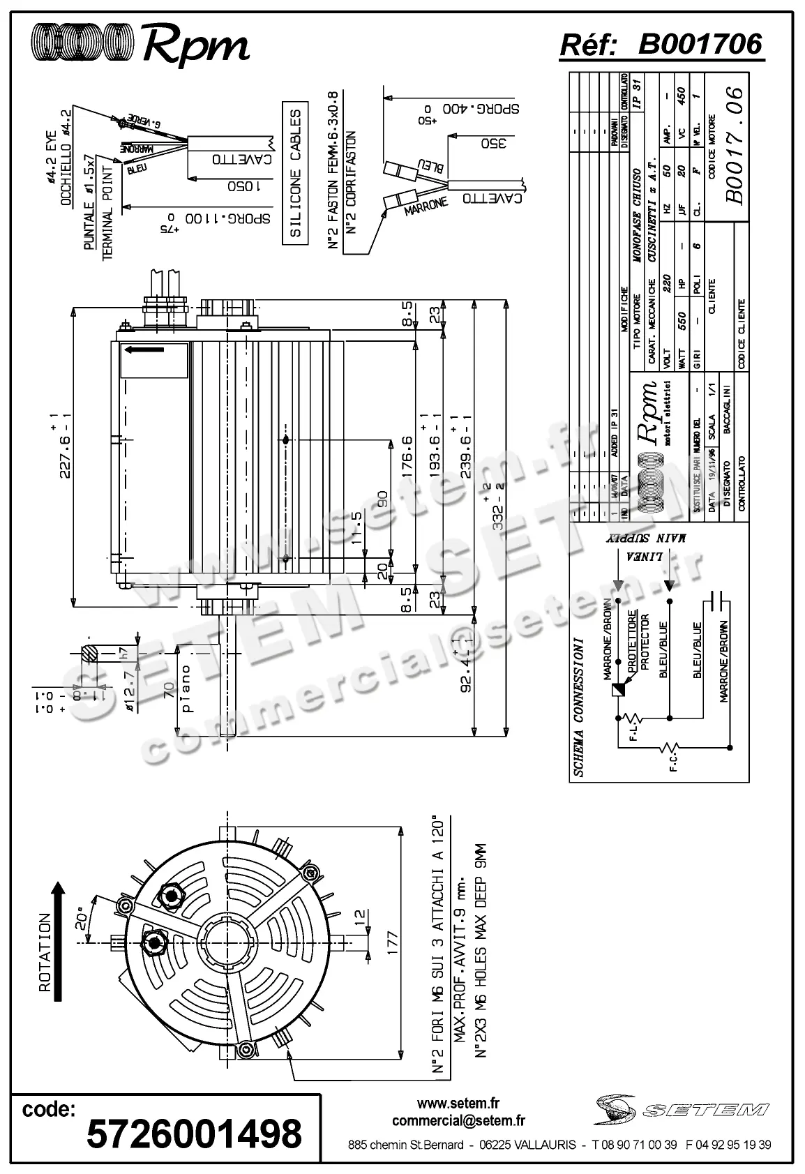 5726001498-MOTEUR RPM B001706