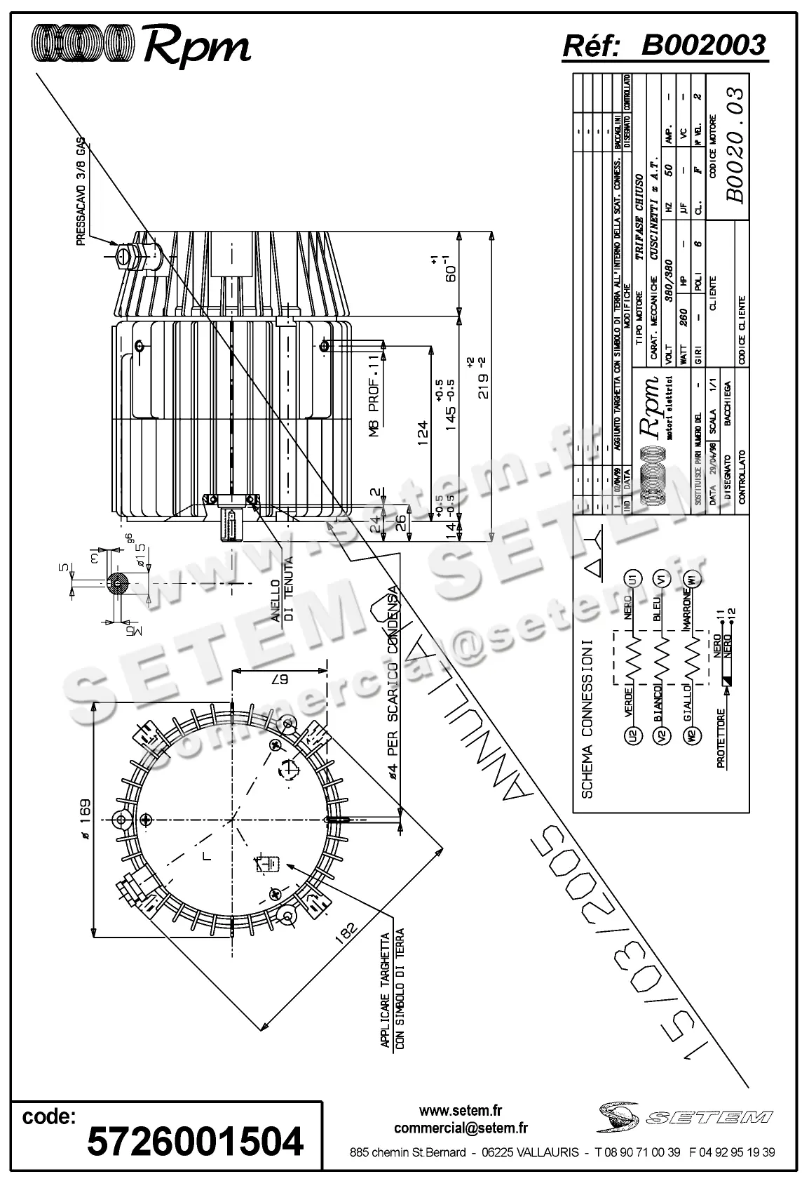 5726001504-MOTEUR RPM B002003