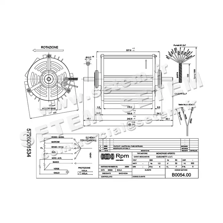 5726001534-MOTEUR RPM B005400