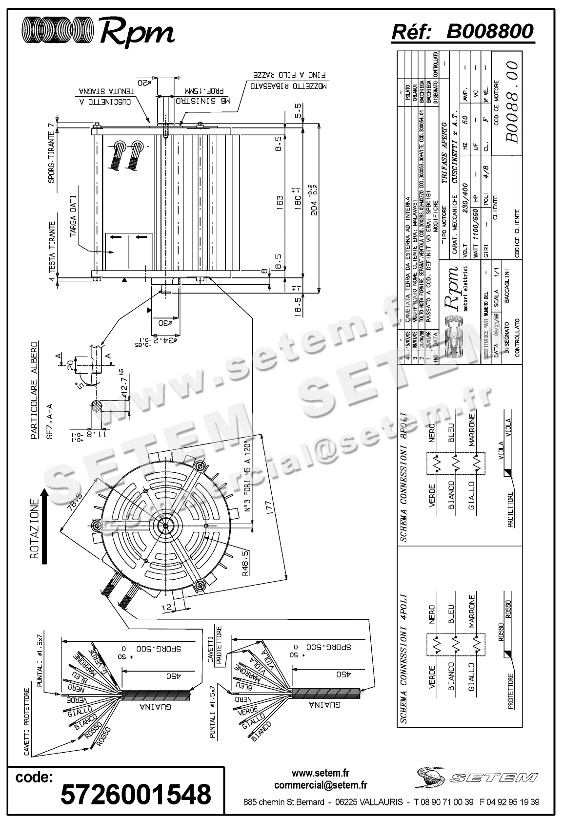 5726001548-MOTEUR RPM B008800