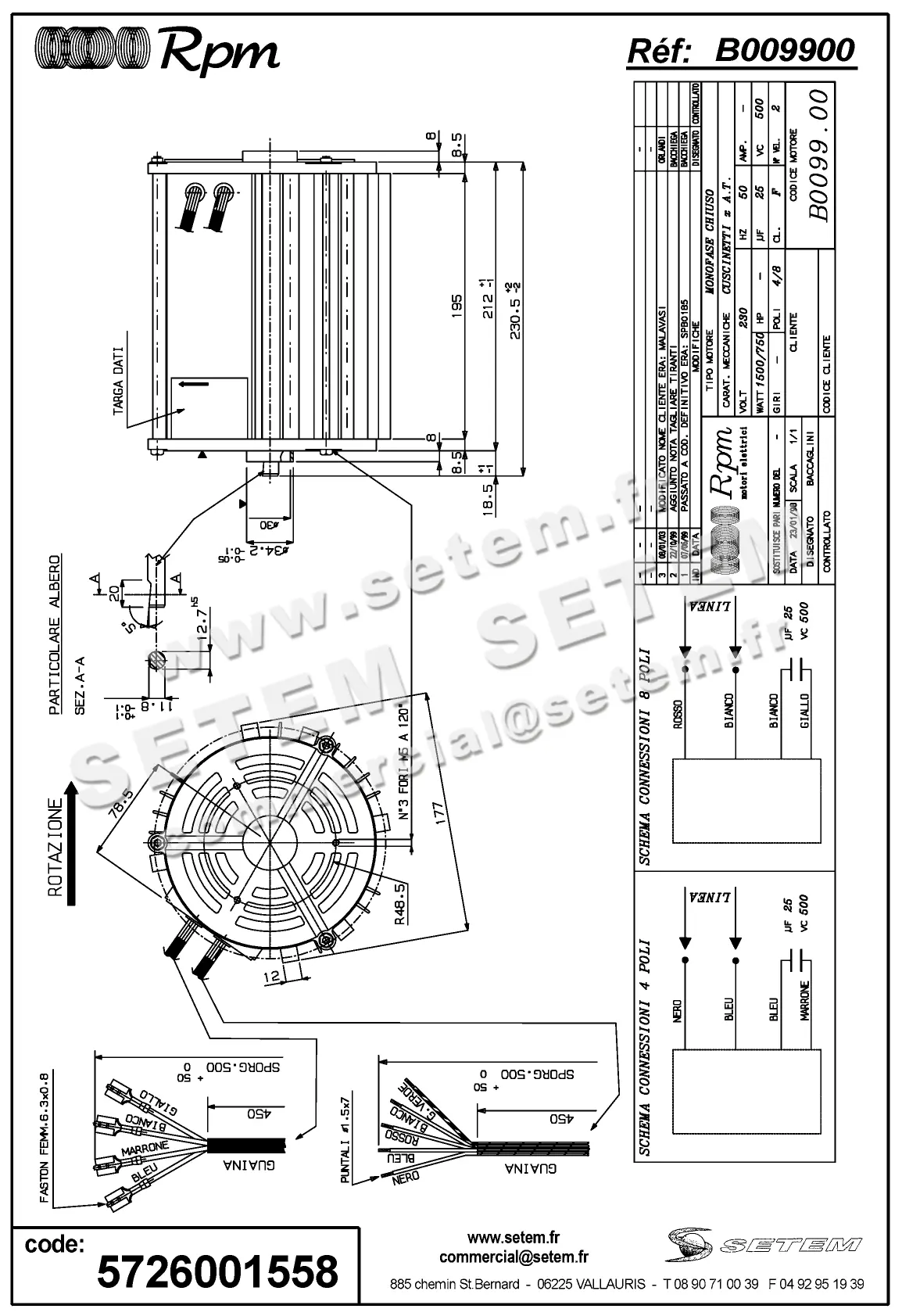 5726001558-MOTEUR RPM B009900