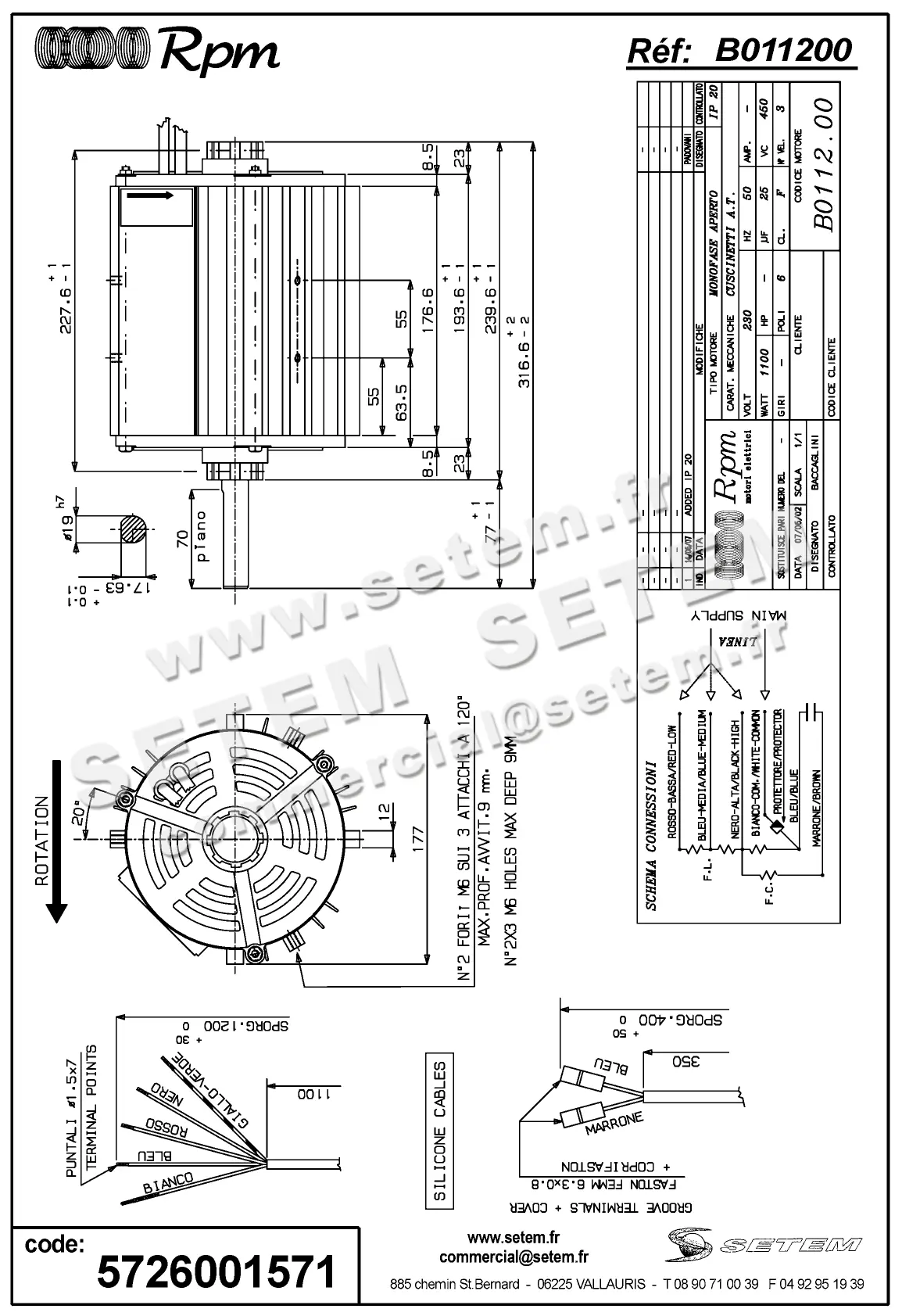 5726001571-MOTEUR RPM B011200