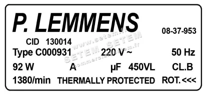 5726001592-MOTEUR RPM C000931 "130014" 3