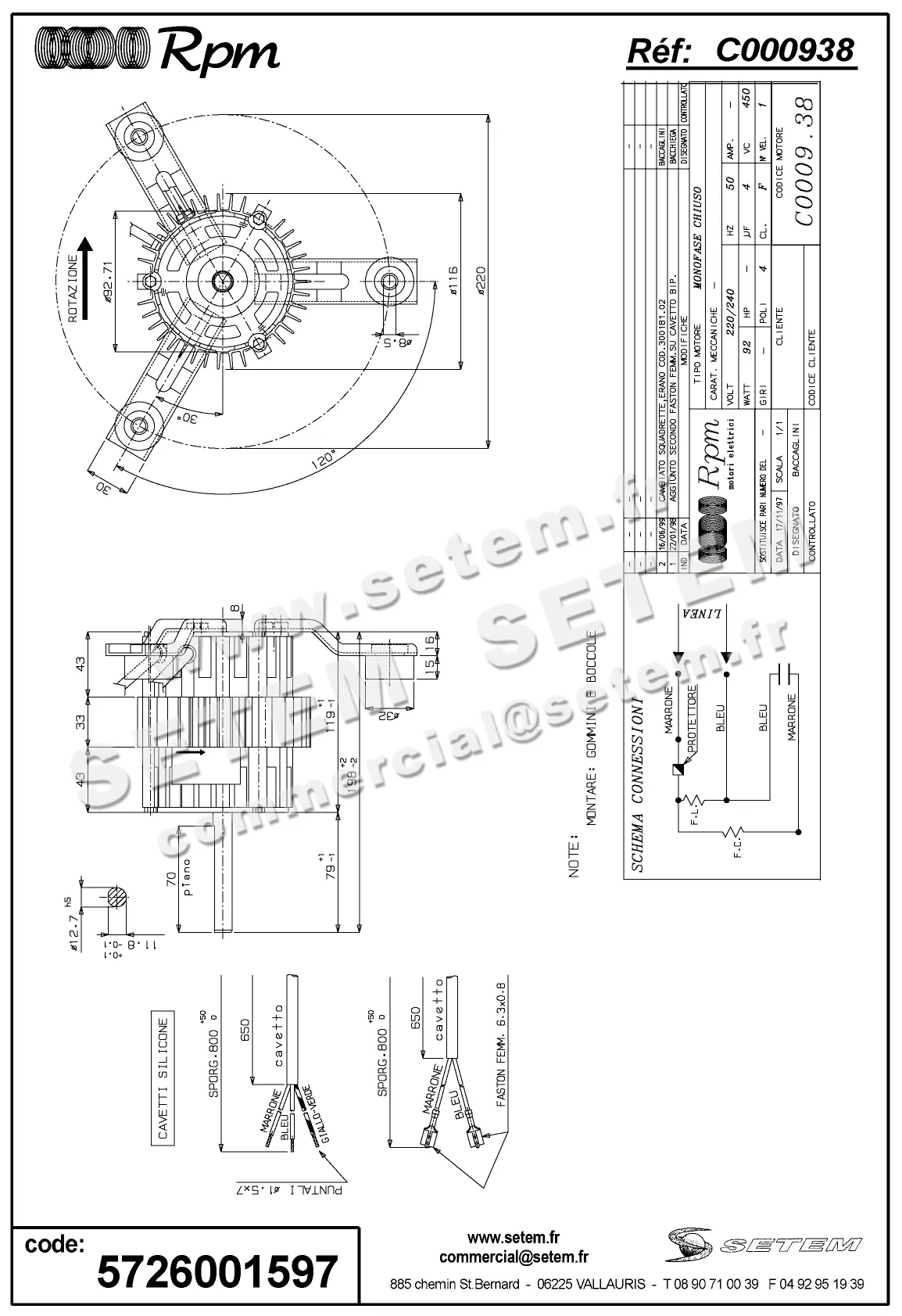5726001597-MOTEUR RPM C000938