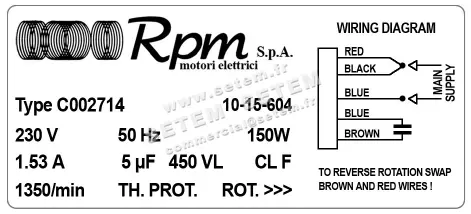5726001654-MOTEUR RPM C002714 3