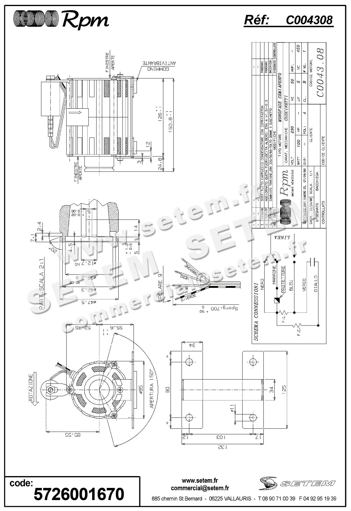5726001670-MOTEUR RPM C004308