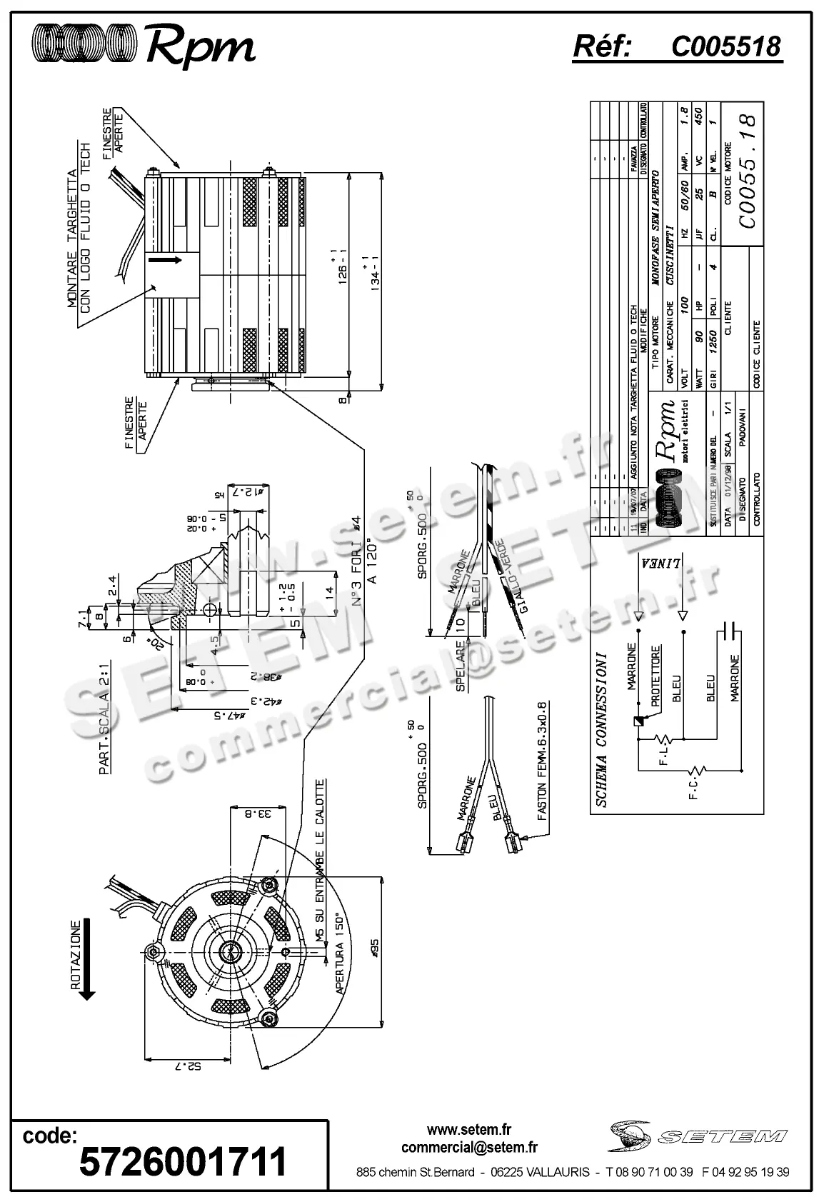 5726001711-MOTEUR RPM C005518
