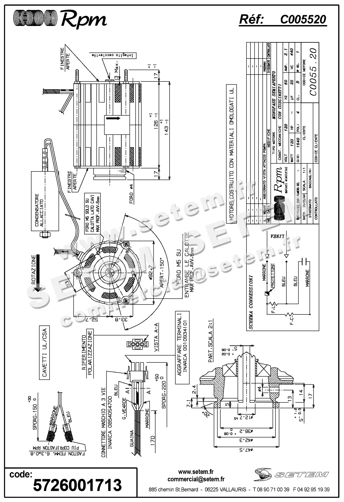 5726001713-MOTEUR RPM C005520