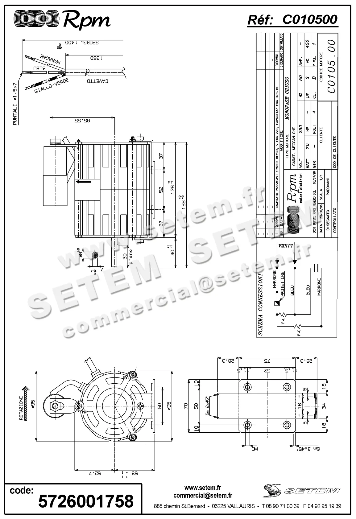 5726001758-MOTEUR RPM C010500