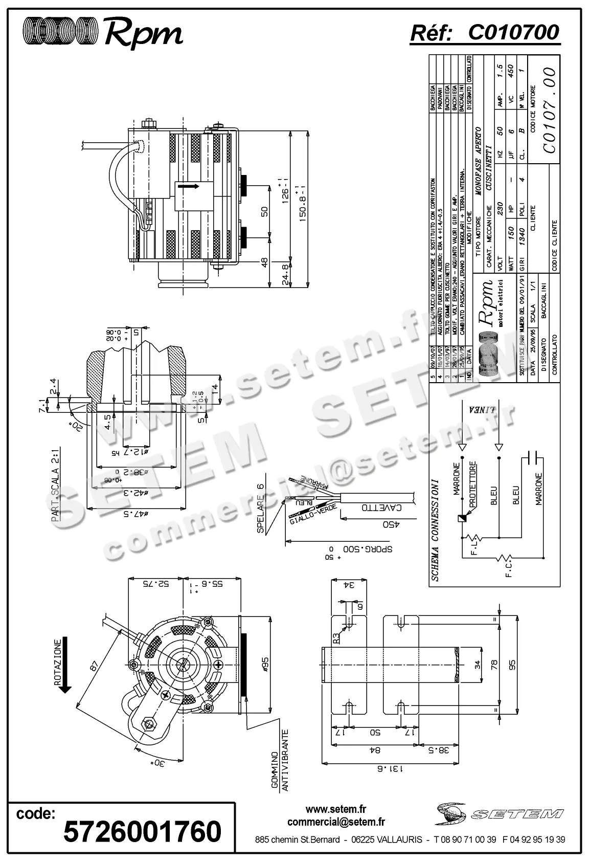 5726001760-MOTEUR RPM C010700