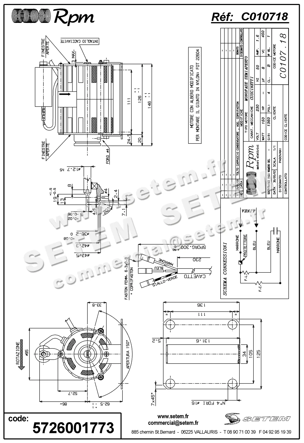 5726001773-MOTEUR RPM C010718