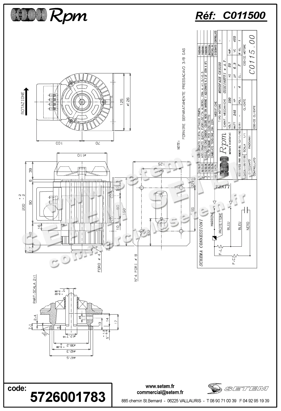 5726001783-MOTEUR RPM C011500