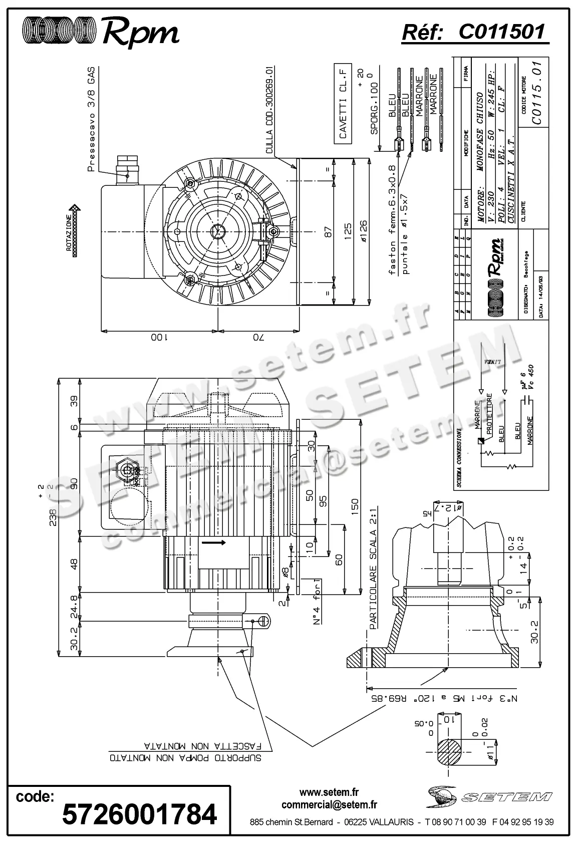 5726001784-MOTEUR RPM C011501