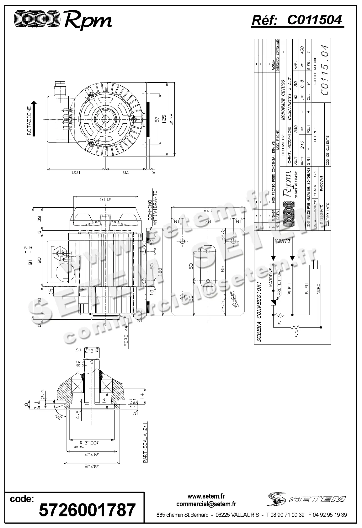 5726001787-MOTEUR RPM C011504