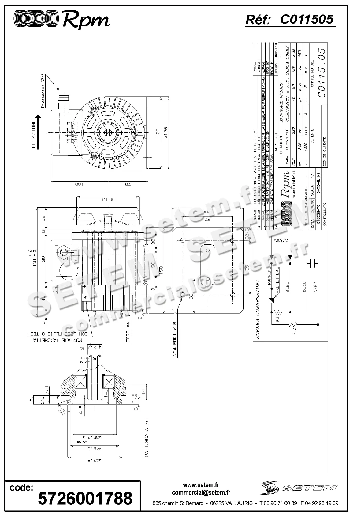 5726001788-MOTEUR RPM C011505