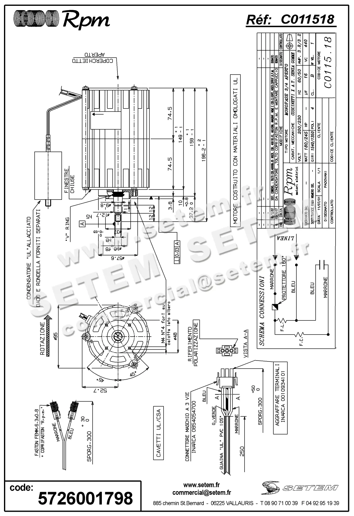 5726001798-MOTEUR RPM C011518