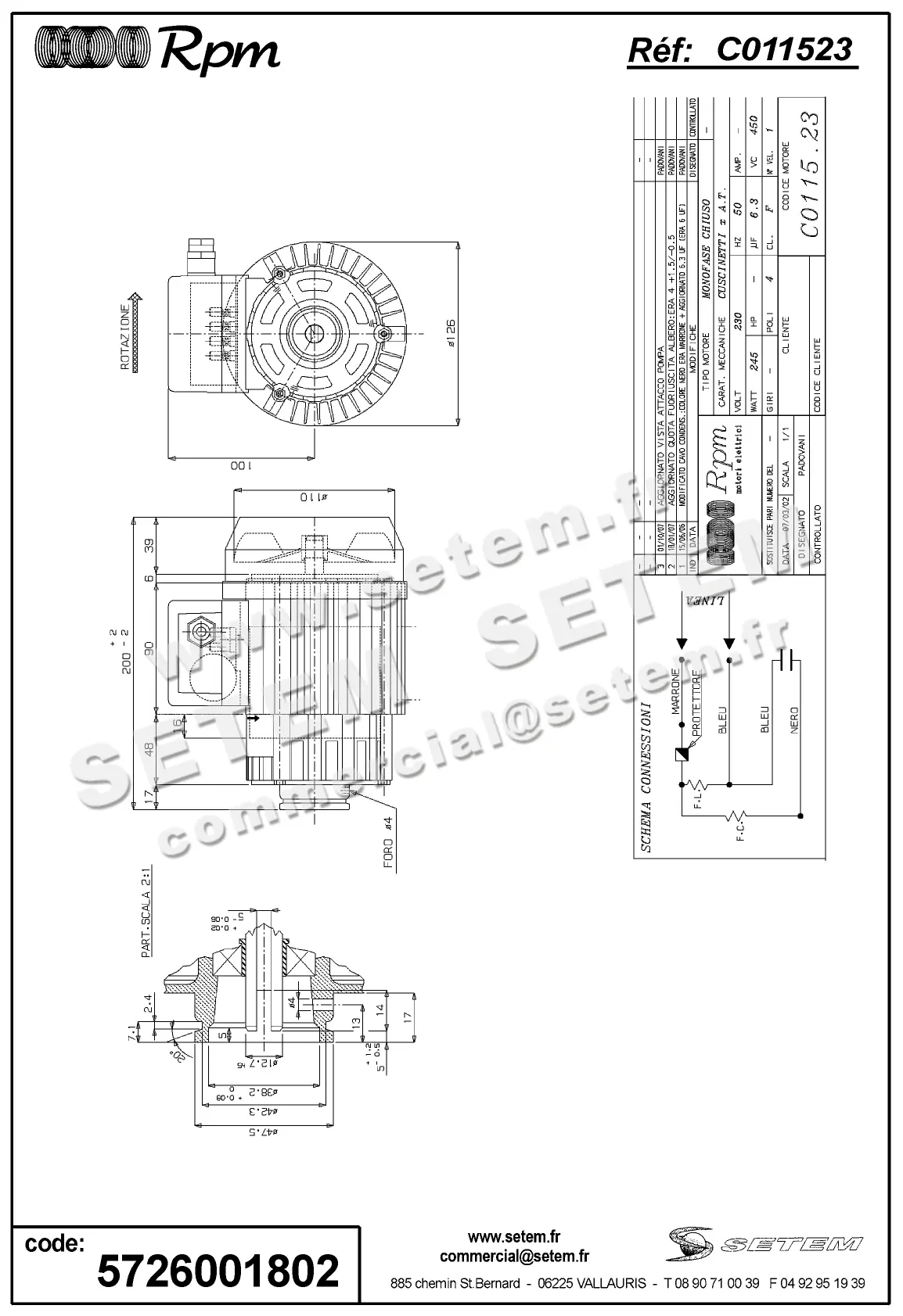 5726001802-MOTEUR RPM C011523