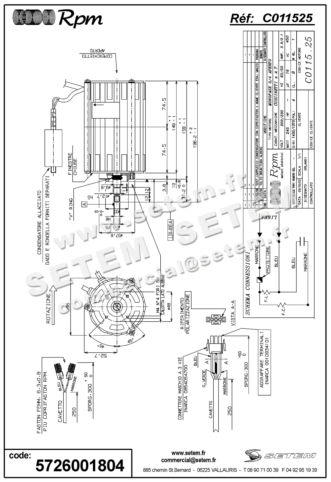 5726001804-MOTEUR RPM C011525