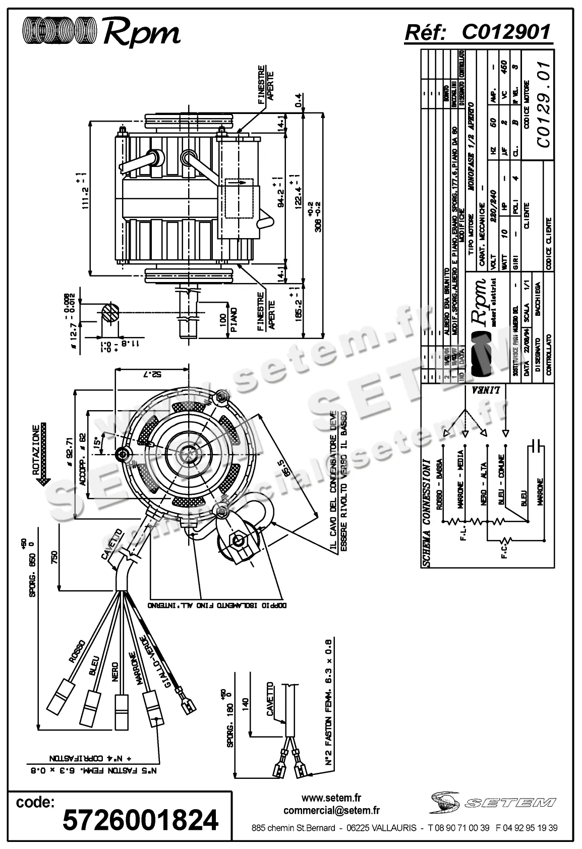 5726001824-MOTEUR RPM C012901