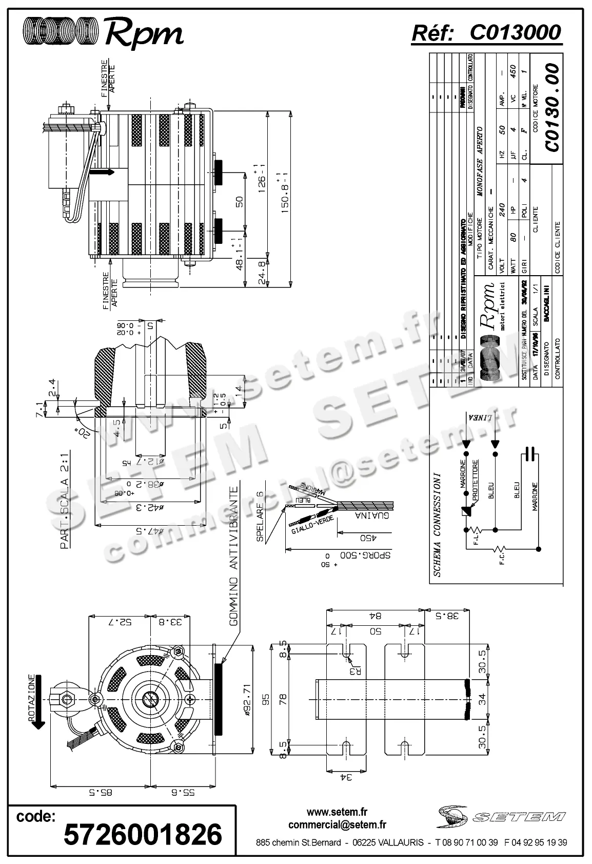 5726001826-MOTEUR RPM C013000