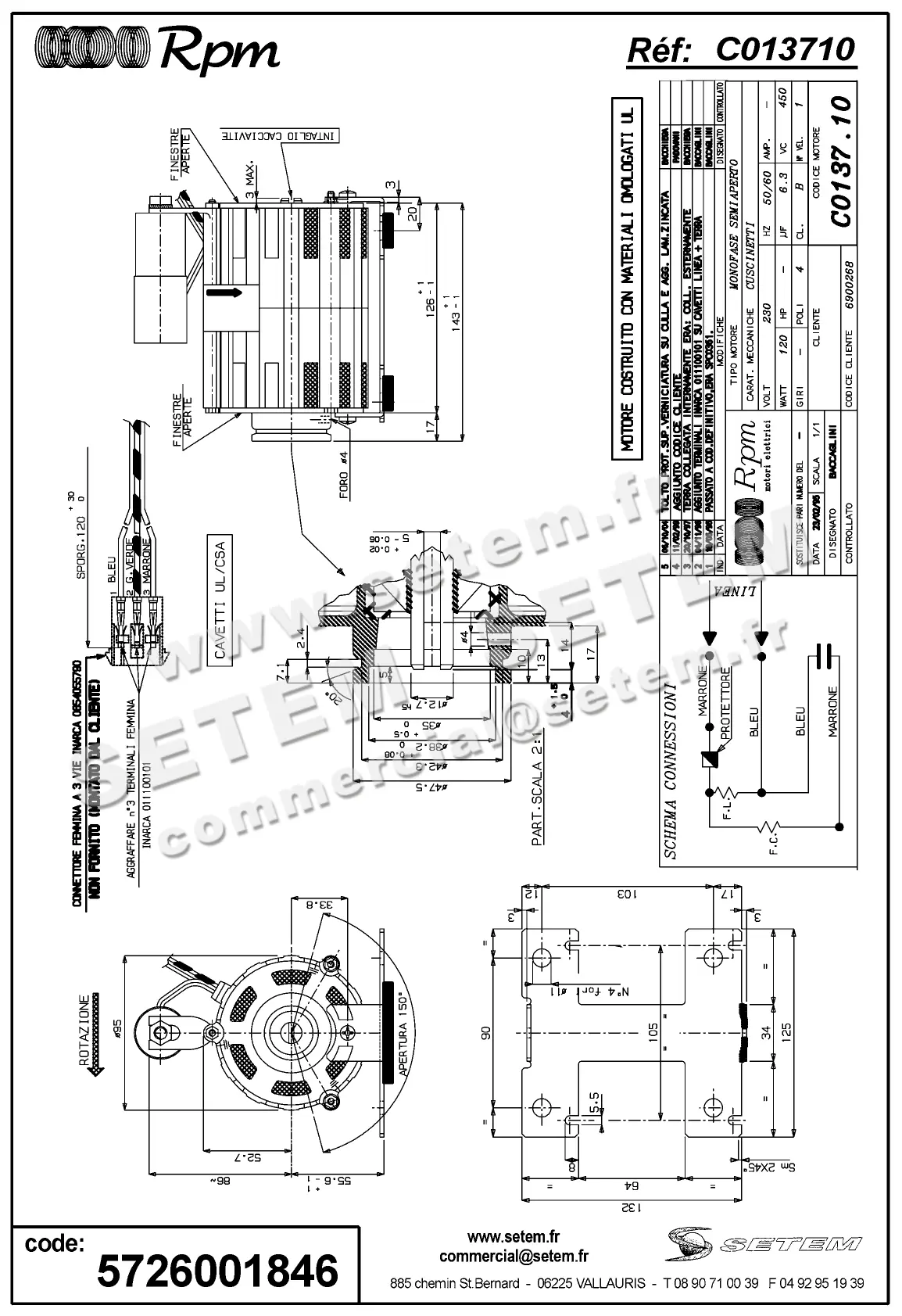 5726001846-MOTEUR RPM C013710