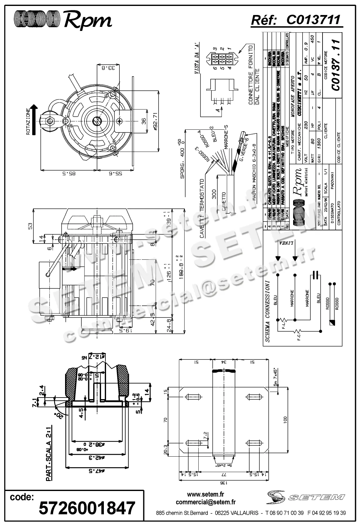 5726001847-MOTEUR RPM C013711