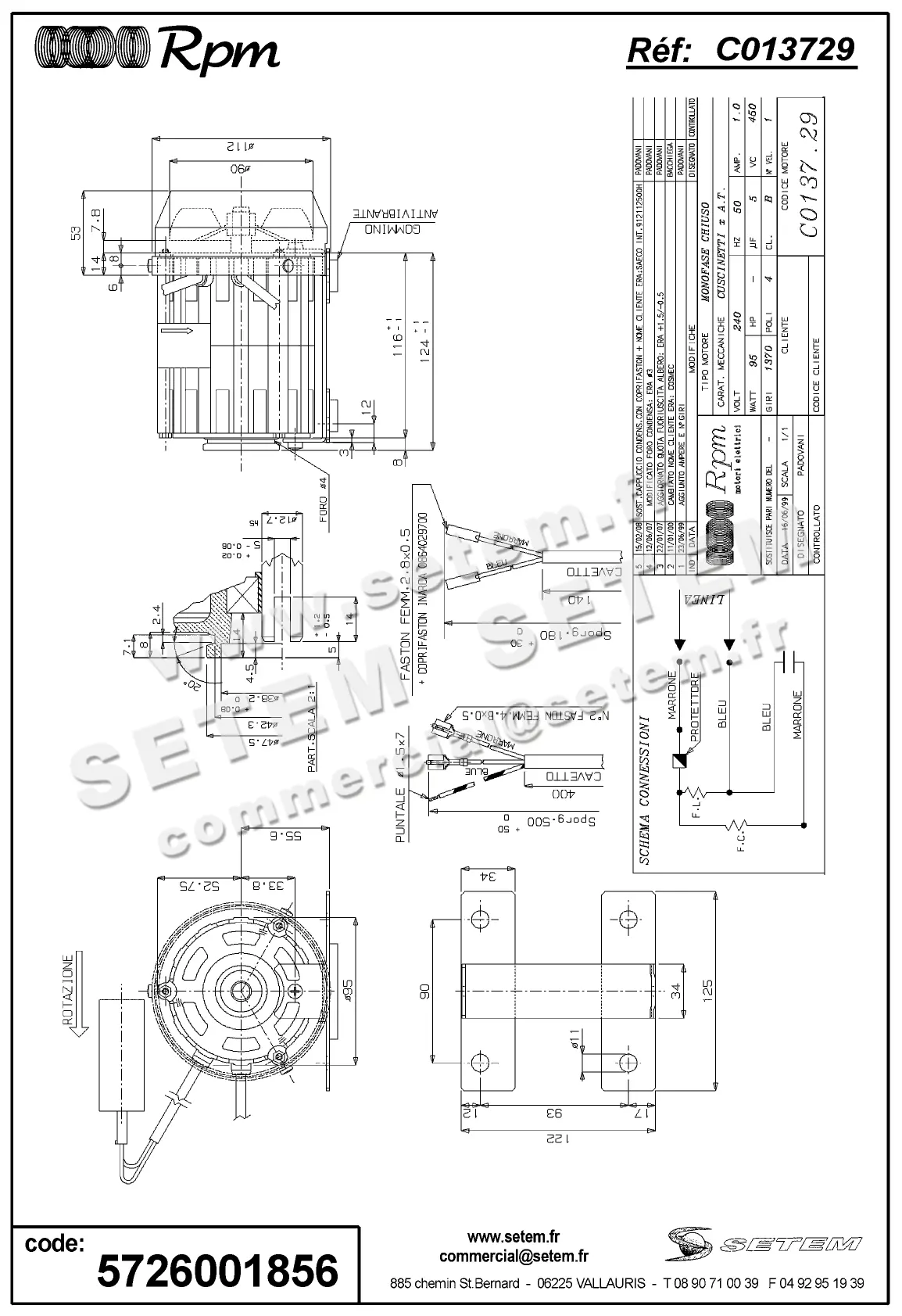 5726001856-MOTEUR RPM C013729