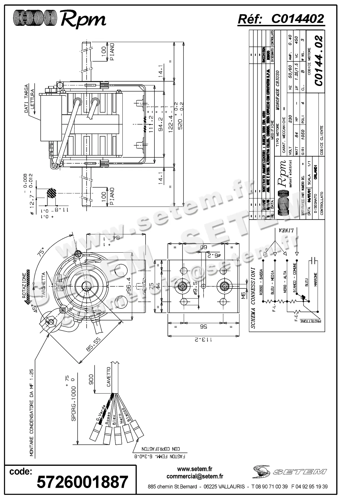 5726001887-MOTEUR RPM C014402