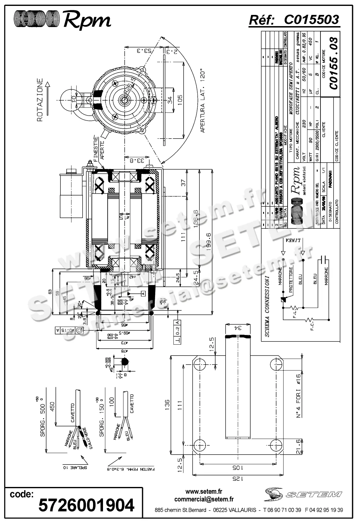 5726001904-MOTEUR RPM C015503