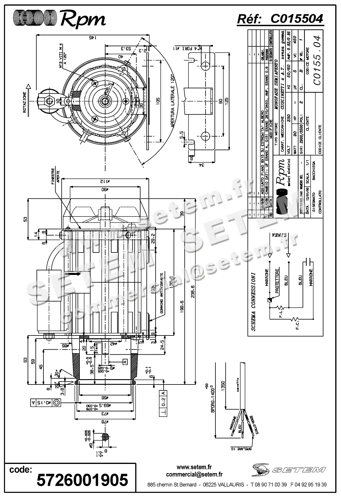 5726001905-MOTEUR RPM C015504