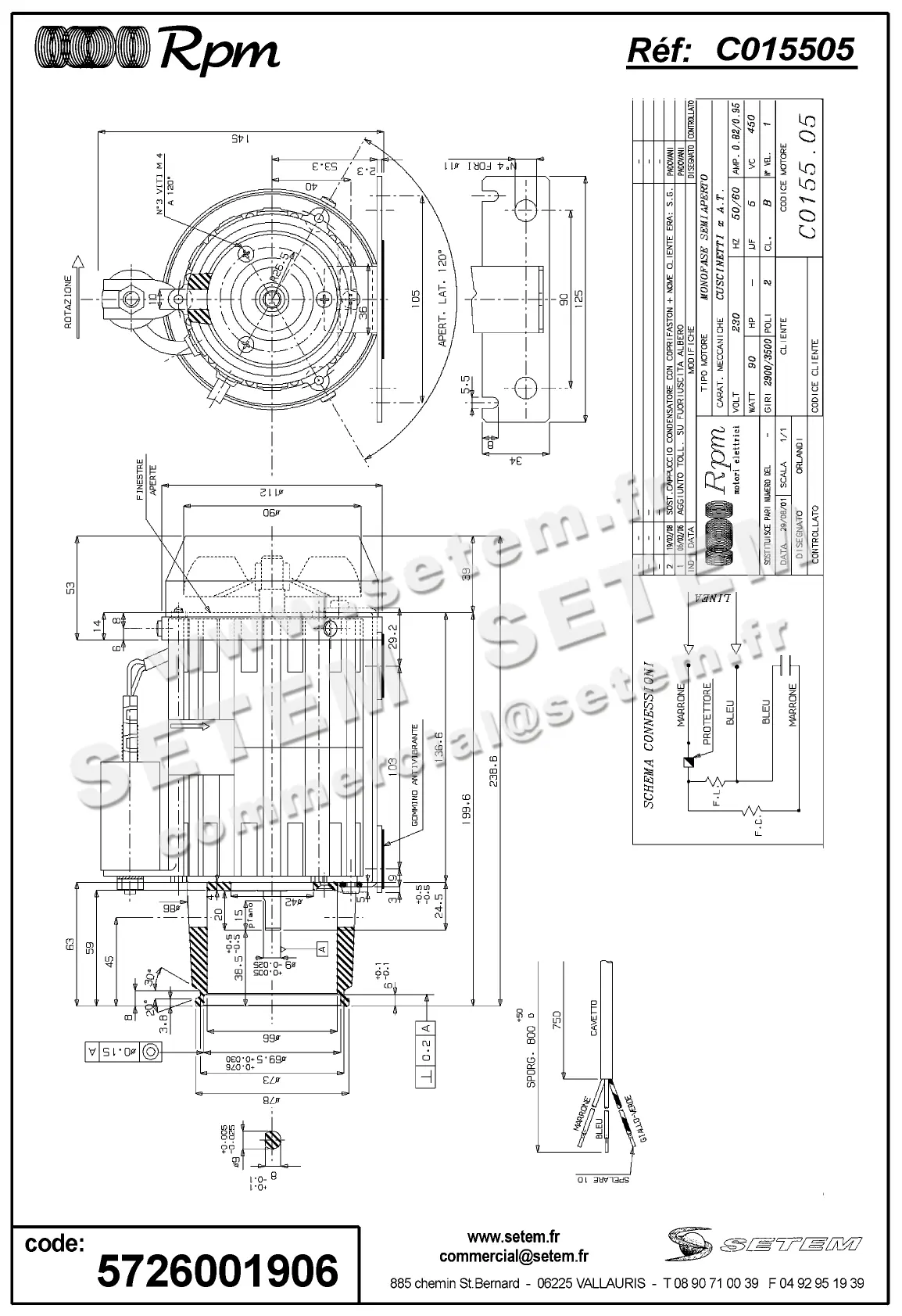 5726001906-MOTEUR RPM C015505