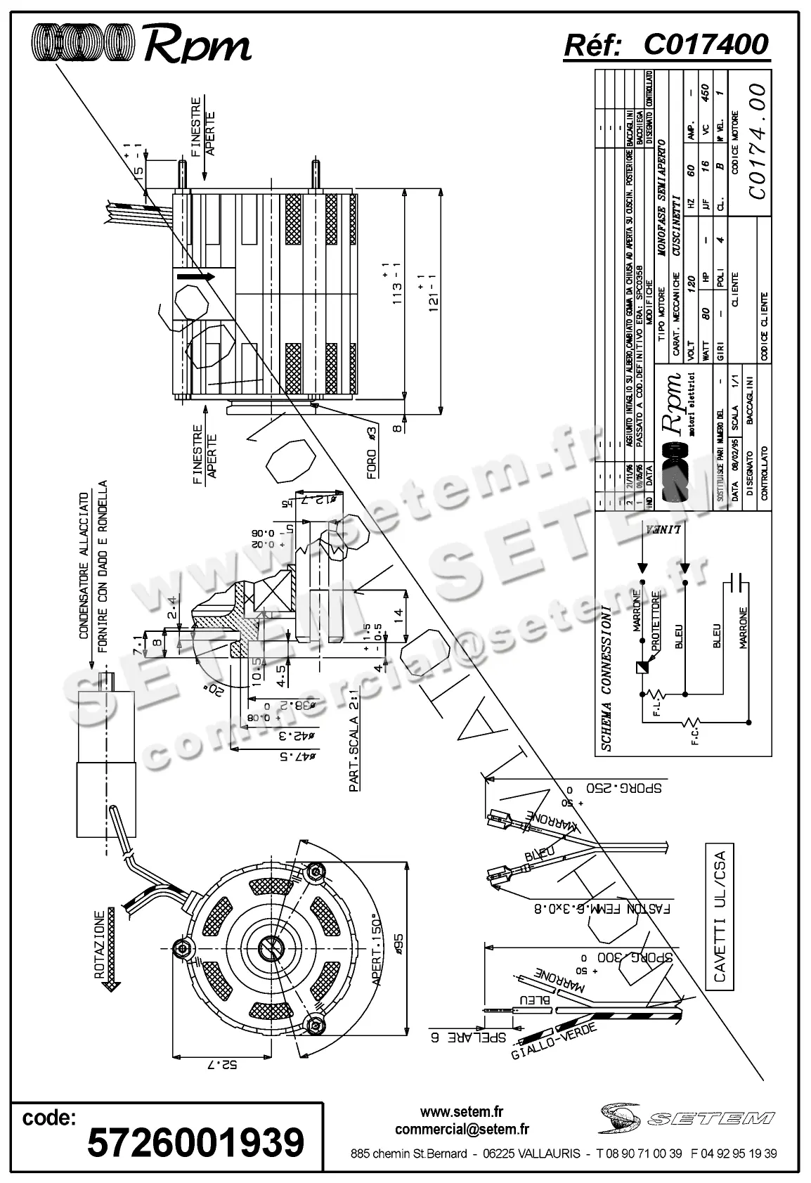 5726001939-MOTEUR RPM C017400